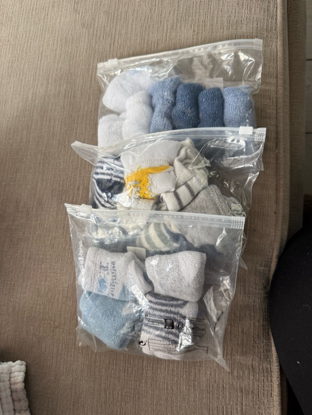 Baby’s Mixed Blue & Gray Socks - Pack